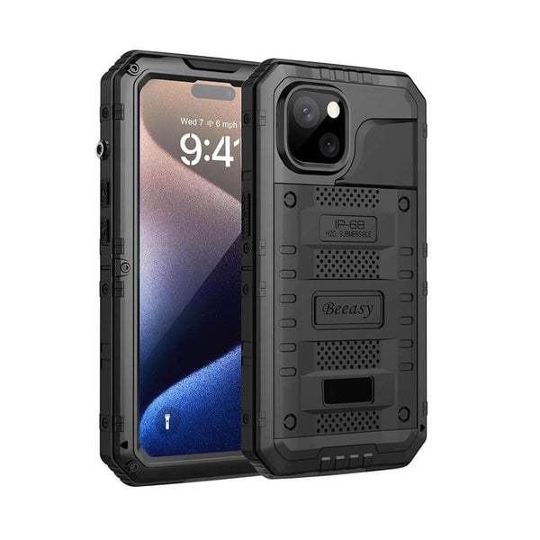 Beeasy Waterproof Heavy Duty Rugged Phone Case with Military Protective Shockproof