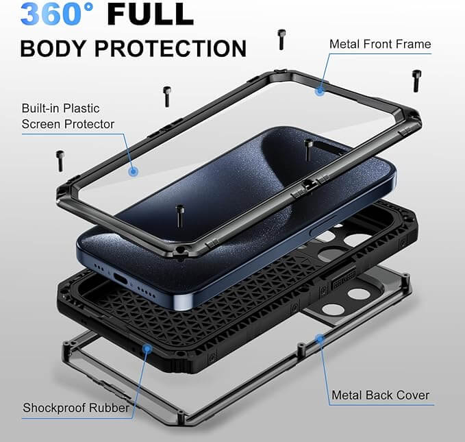 heavy  duty iphone 15pro case