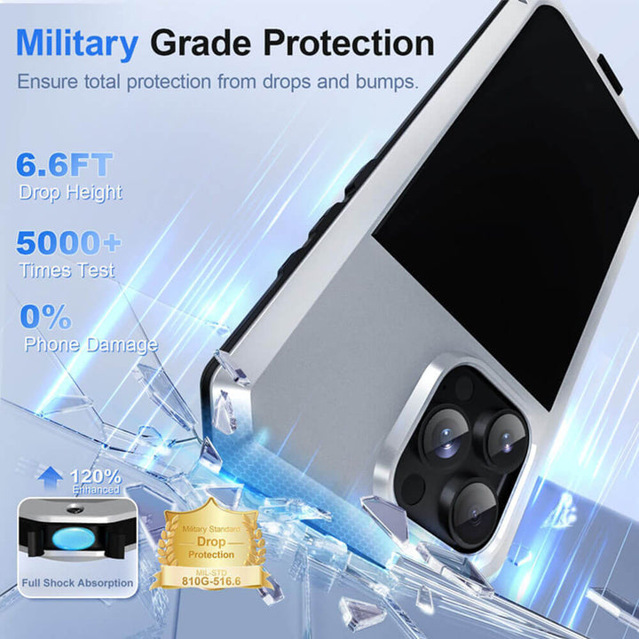 Beeasy iPhone 16 Metal Armor Phone Case