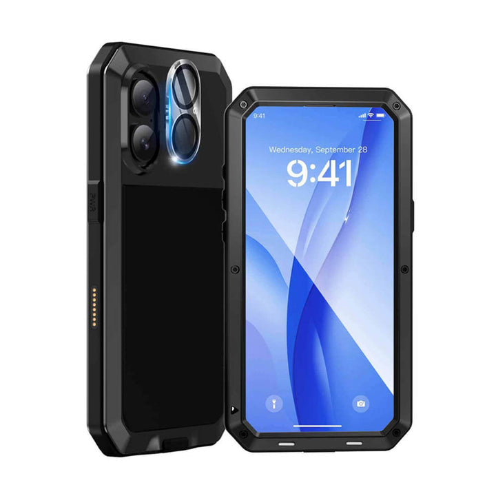 iPhone16 Tank Metal Armor Phone Case
