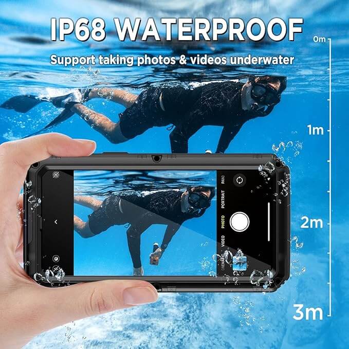 ip68 waterproof phone case