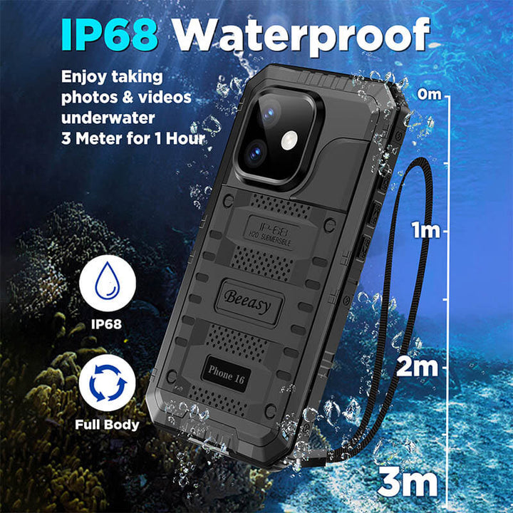 beeasy ip68 waterproof iphone 16 case