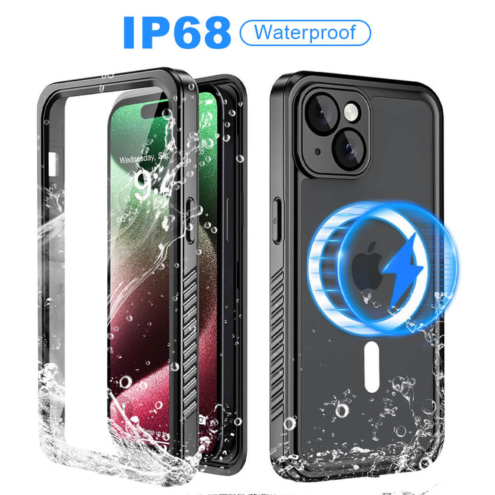 IP68 iPhone 15 waterproof case with magsafe