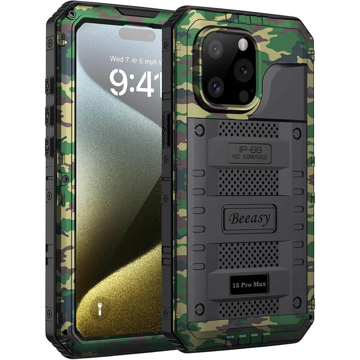 heavy duty iphone 15promax green case