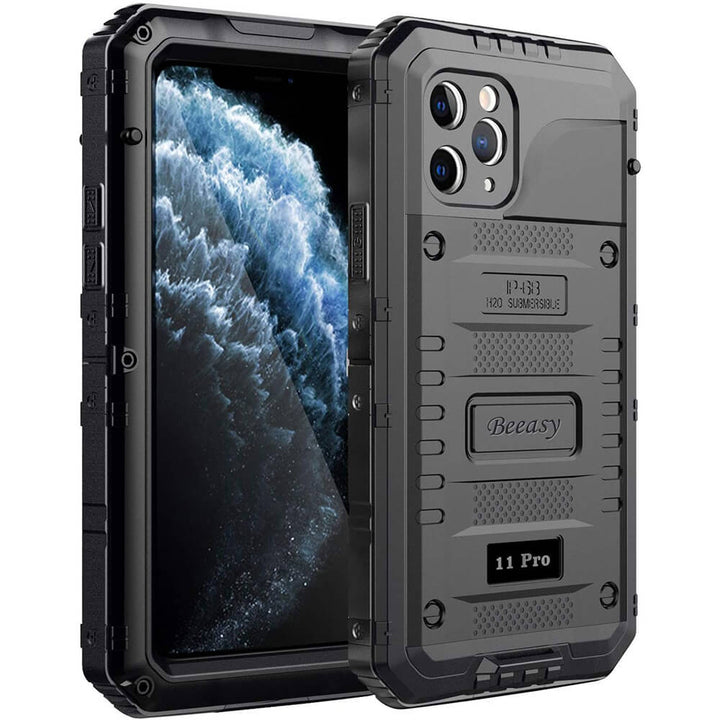 iphone11pro black waterproof phone case