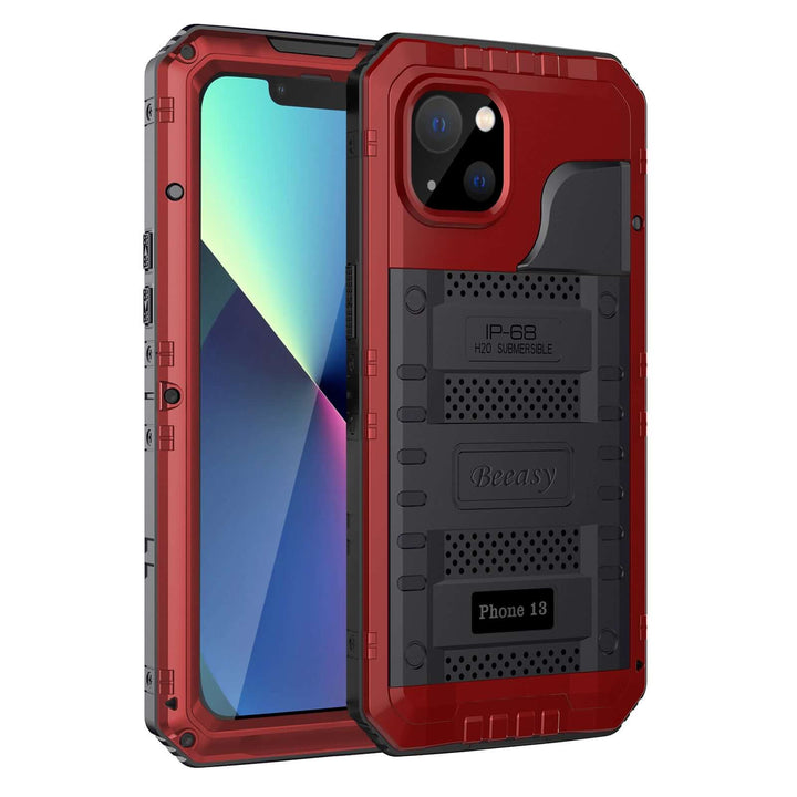 heavy duty iphone13 red phone case