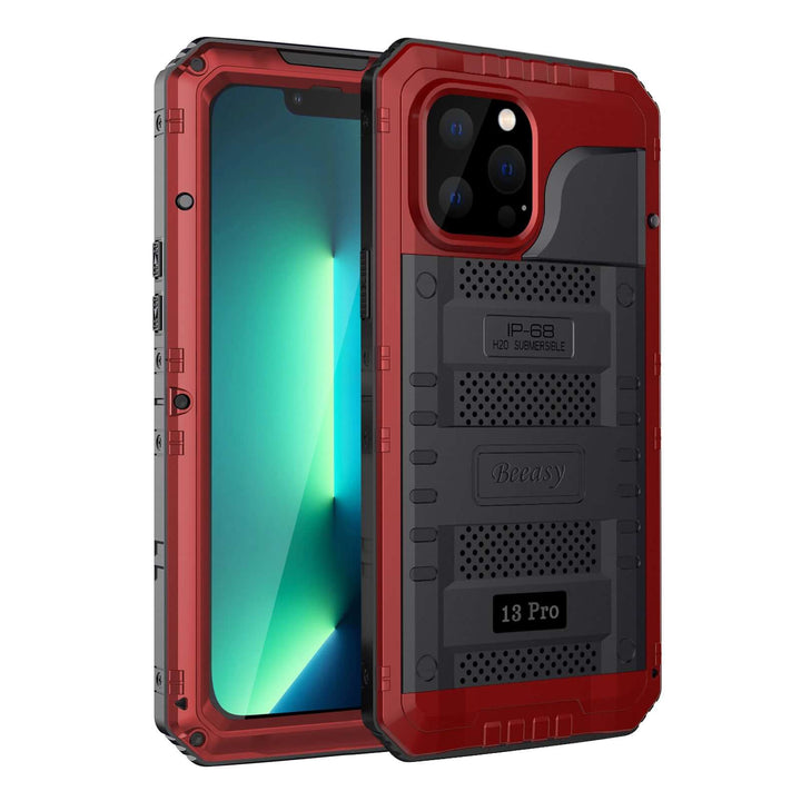 heavy duty iphone13pro red phone case