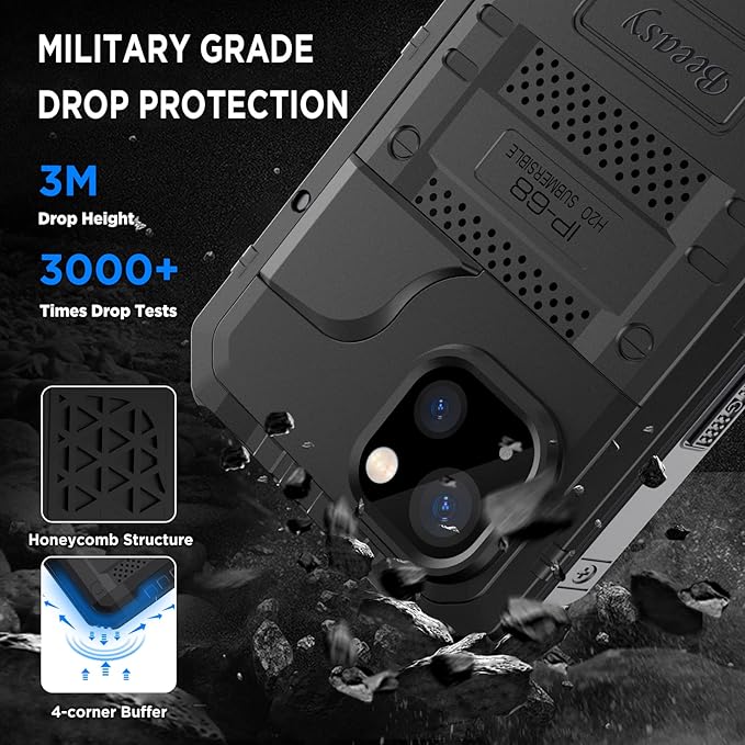 metal waterproof phone case