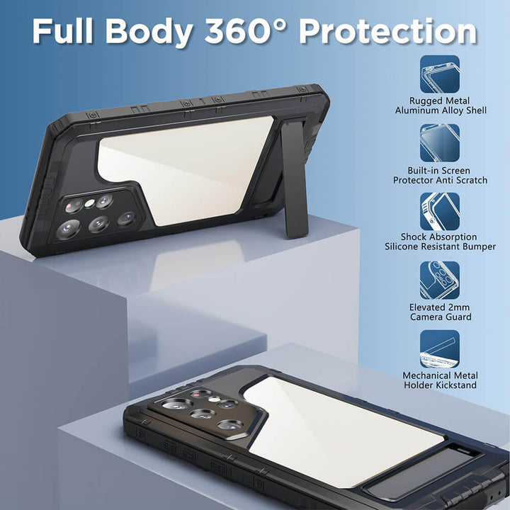 beeasy waterproof case s24 ultra with stand