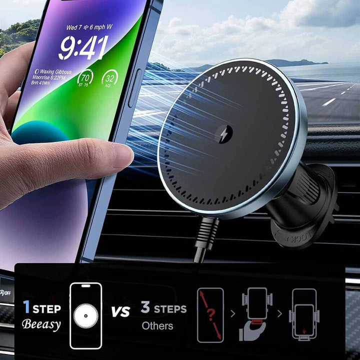 EOIWUY Copatible With AgSafe Car Ount Charger, 15W Fast Charging