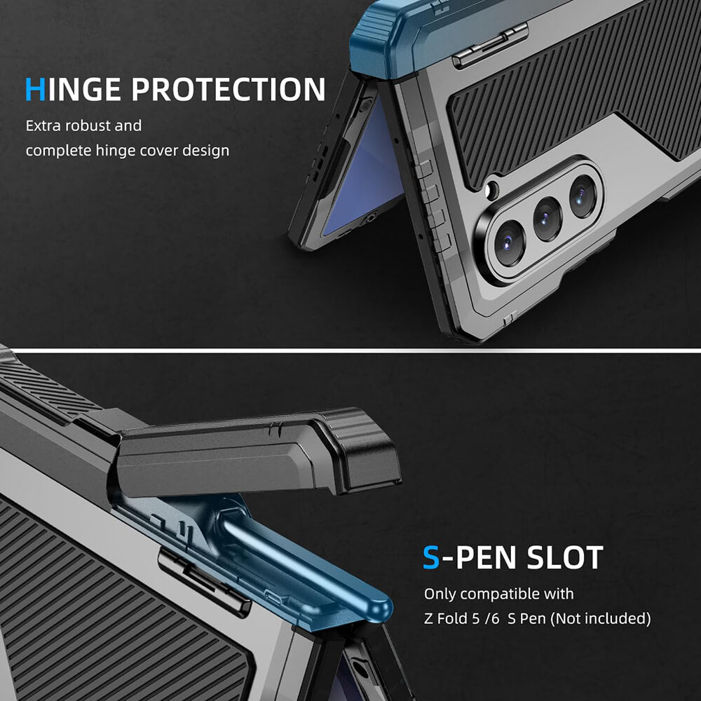 Beeasy Galaxy Z Fold 6 Case – Kickstand & Wireless Charging